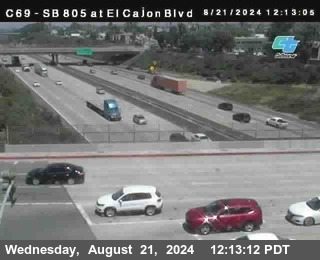 SB 805 at El Cajon Blvd (On Ramp)