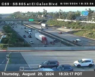 SB 805 at El Cajon Blvd (On Ramp)