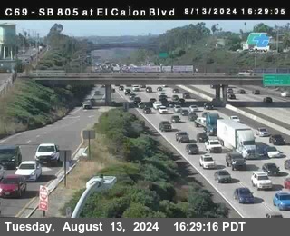 SB 805 at El Cajon Blvd (On Ramp)