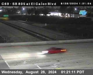 SB 805 at El Cajon Blvd (On Ramp)