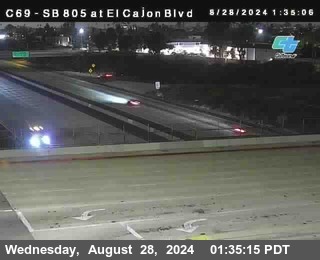 SB 805 at El Cajon Blvd (On Ramp)