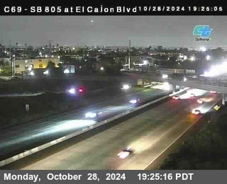 SB 805 at El Cajon Blvd (On Ramp)