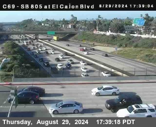 SB 805 at El Cajon Blvd (On Ramp)