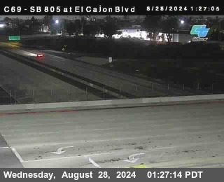 SB 805 at El Cajon Blvd (On Ramp)