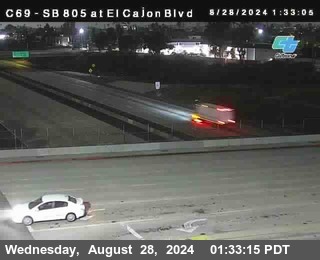 SB 805 at El Cajon Blvd (On Ramp)