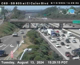 SB 805 at El Cajon Blvd (On Ramp)