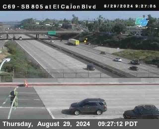 SB 805 at El Cajon Blvd (On Ramp)