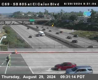 SB 805 at El Cajon Blvd (On Ramp)