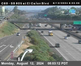 SB 805 at El Cajon Blvd (On Ramp)