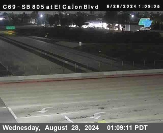 SB 805 at El Cajon Blvd (On Ramp)