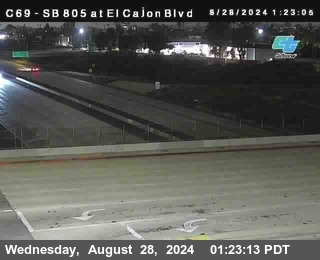 SB 805 at El Cajon Blvd (On Ramp)