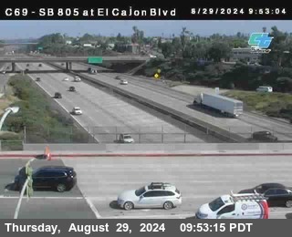 SB 805 at El Cajon Blvd (On Ramp)