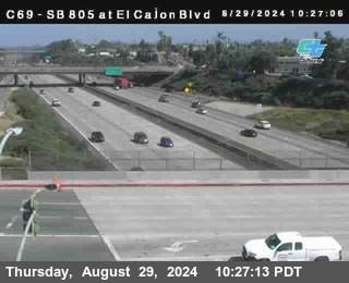 SB 805 at El Cajon Blvd (On Ramp)