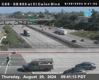 SB 805 at El Cajon Blvd (On Ramp)