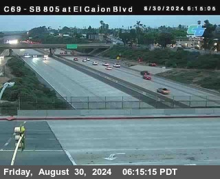 SB 805 at El Cajon Blvd (On Ramp)