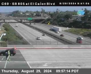 SB 805 at El Cajon Blvd (On Ramp)