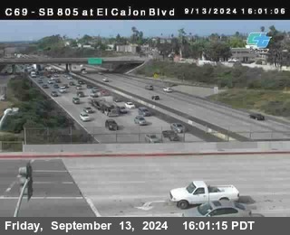 SB 805 at El Cajon Blvd (On Ramp)