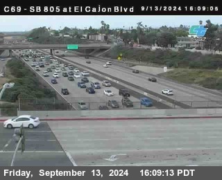 SB 805 at El Cajon Blvd (On Ramp)