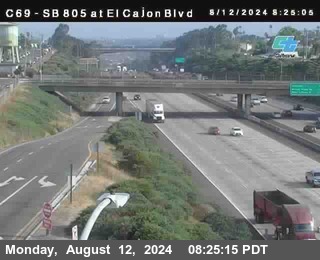 SB 805 at El Cajon Blvd (On Ramp)