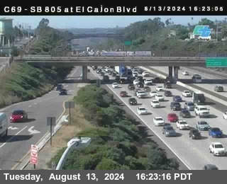 SB 805 at El Cajon Blvd (On Ramp)