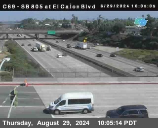 SB 805 at El Cajon Blvd (On Ramp)