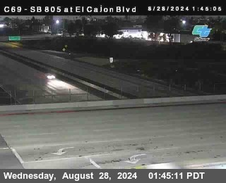 SB 805 at El Cajon Blvd (On Ramp)