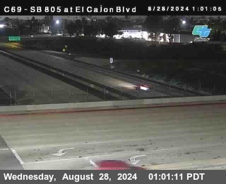 SB 805 at El Cajon Blvd (On Ramp)