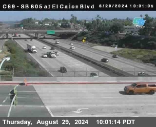 SB 805 at El Cajon Blvd (On Ramp)