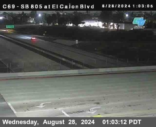 SB 805 at El Cajon Blvd (On Ramp)