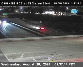 SB 805 at El Cajon Blvd (On Ramp)