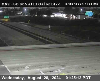 SB 805 at El Cajon Blvd (On Ramp)