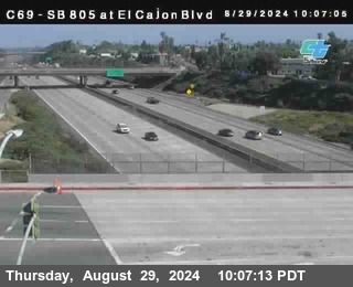 SB 805 at El Cajon Blvd (On Ramp)