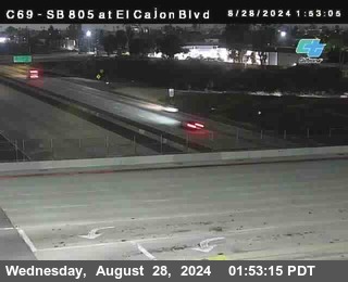 SB 805 at El Cajon Blvd (On Ramp)