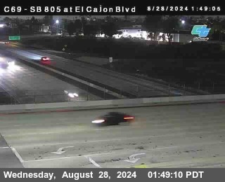 SB 805 at El Cajon Blvd (On Ramp)