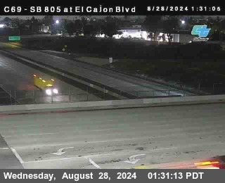 SB 805 at El Cajon Blvd (On Ramp)