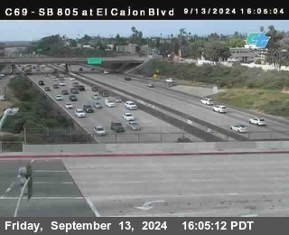 SB 805 at El Cajon Blvd (On Ramp)