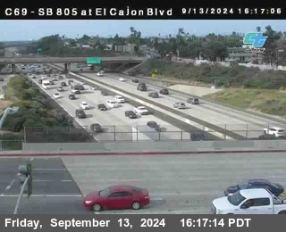 SB 805 at El Cajon Blvd (On Ramp)