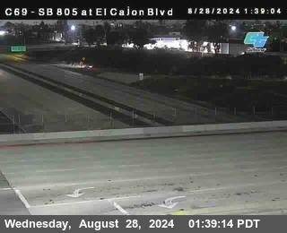 SB 805 at El Cajon Blvd (On Ramp)