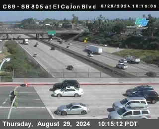 SB 805 at El Cajon Blvd (On Ramp)