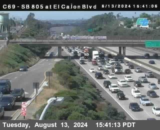 SB 805 at El Cajon Blvd (On Ramp)