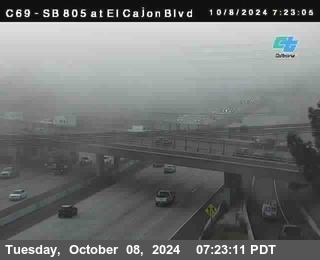 SB 805 at El Cajon Blvd (On Ramp)