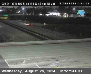 SB 805 at El Cajon Blvd (On Ramp)