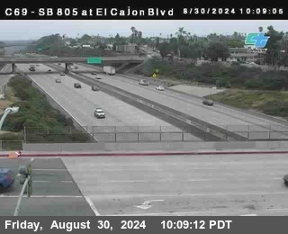 SB 805 at El Cajon Blvd (On Ramp)