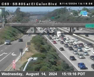 SB 805 at El Cajon Blvd (On Ramp)