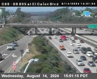 SB 805 at El Cajon Blvd (On Ramp)