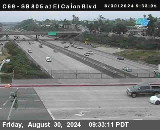 SB 805 at El Cajon Blvd (On Ramp)