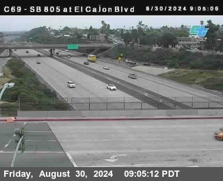 SB 805 at El Cajon Blvd (On Ramp)