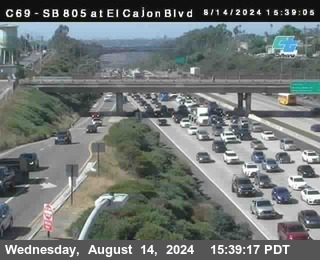 SB 805 at El Cajon Blvd (On Ramp)