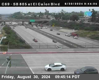 SB 805 at El Cajon Blvd (On Ramp)