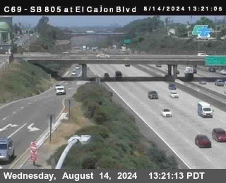 SB 805 at El Cajon Blvd (On Ramp)